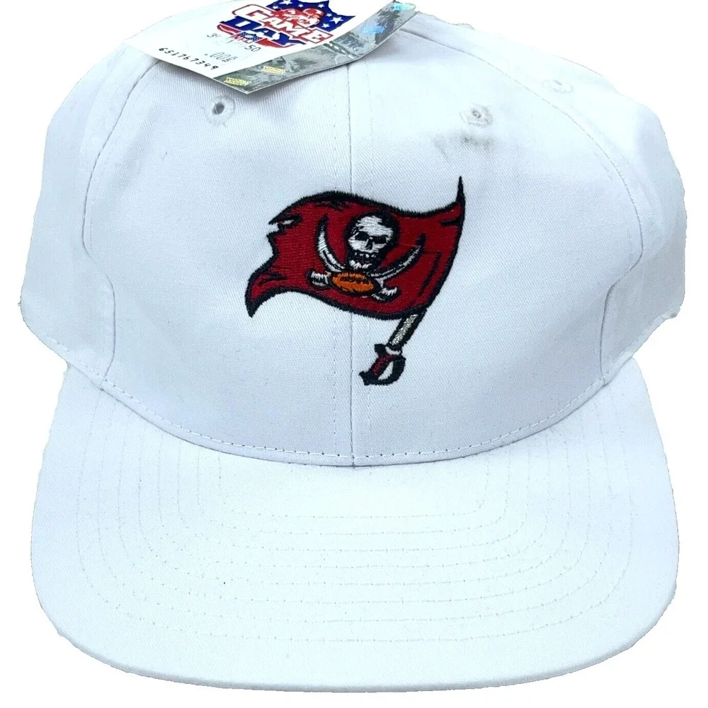 Vintage Tampa Bay Buccaneers Hat Cap Snap Back Plain Logo Adjustable Y2K 00s‎ *